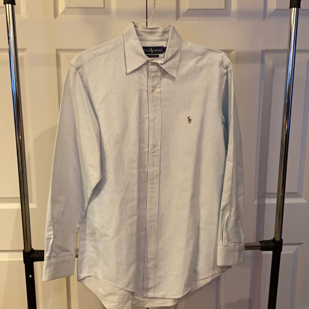 Polo 100% cotton Oxford long sleeve